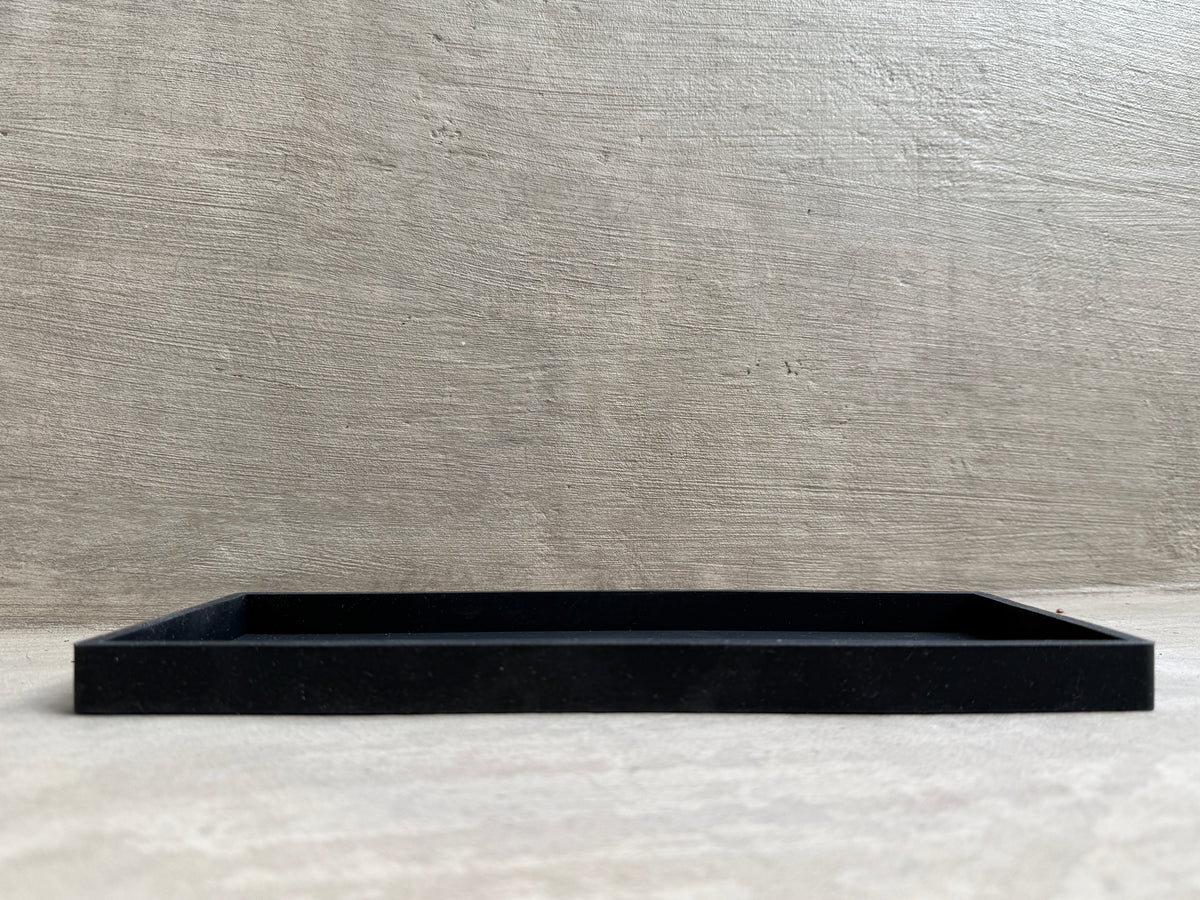 Base rectangular de silicona negra