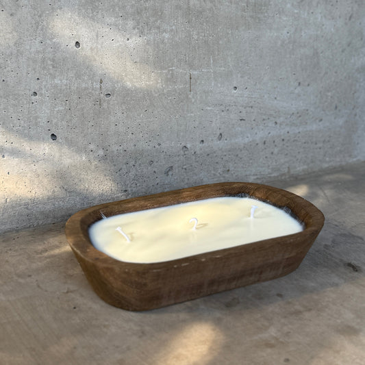 Vela batea madera