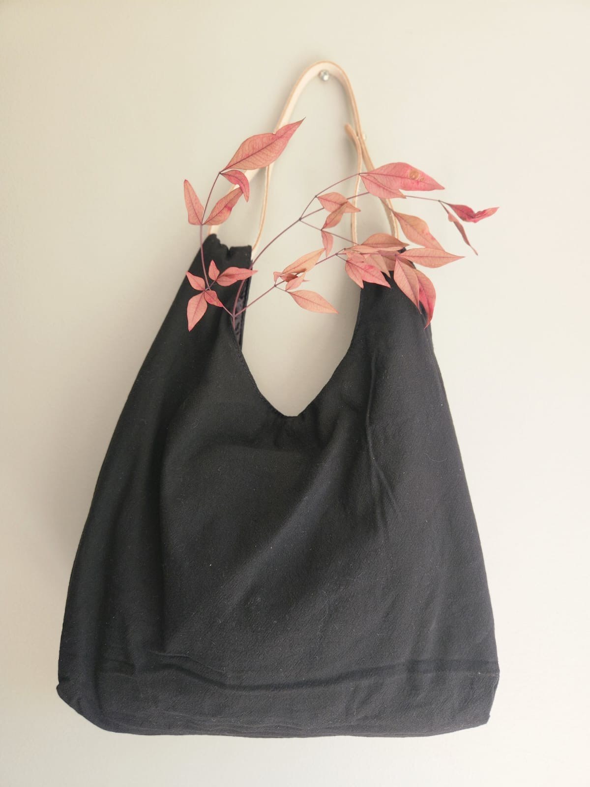Cartera Lino Negro