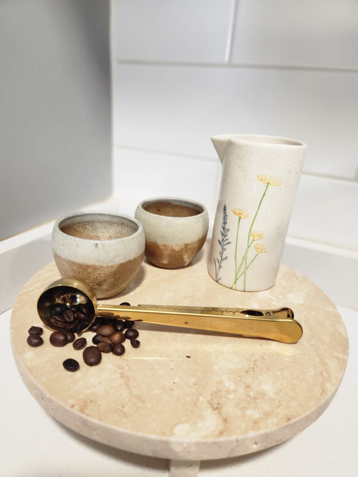 Cuchara Dosificadora con clip para café  17,5 cm largo