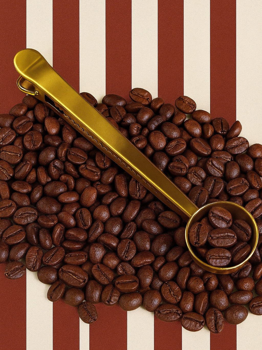 Cuchara Dosificadora con clip para café  17,5 cm largo