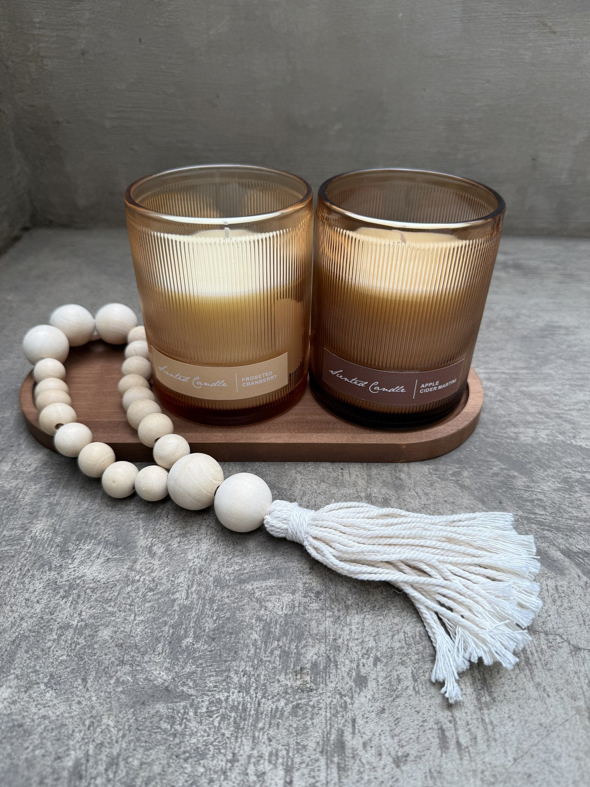 Velón ámbar aromático