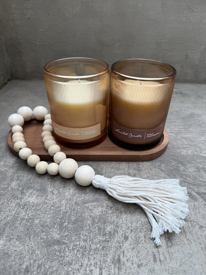 Velón ámbar aromático