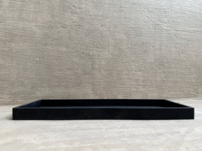 Base rectangular de silicona negra