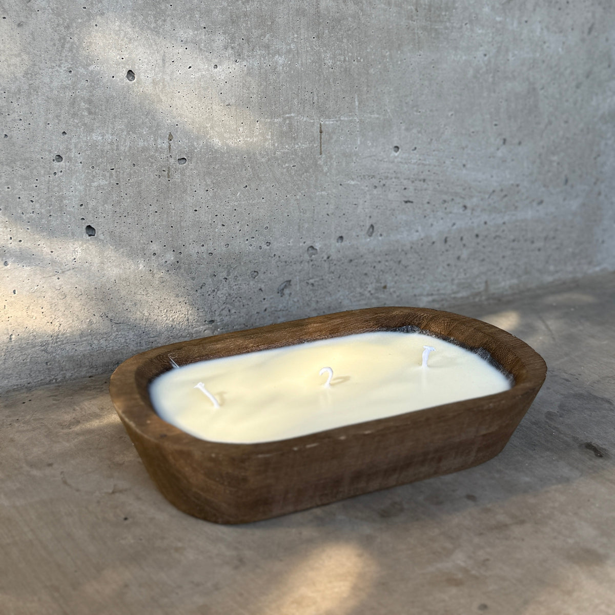 Vela batea madera