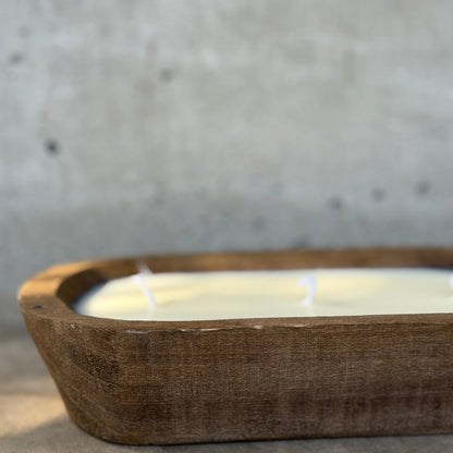 Vela batea madera