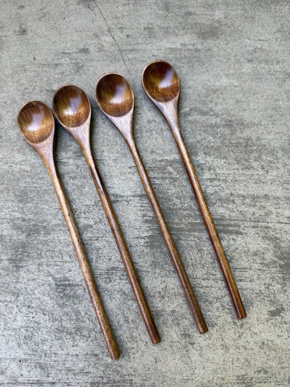 Par de cucharitas madera aperitivo
