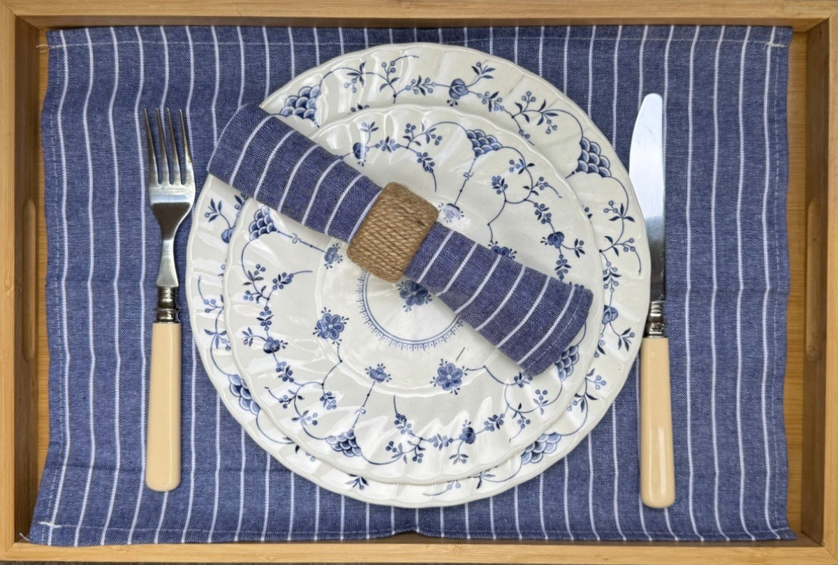 Set 4 servilletas algodón