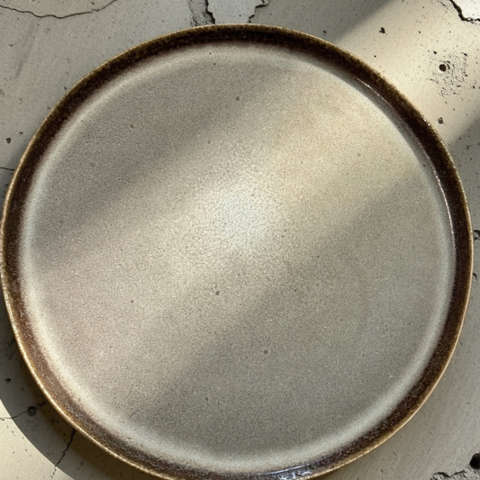 Plato base stone Gris